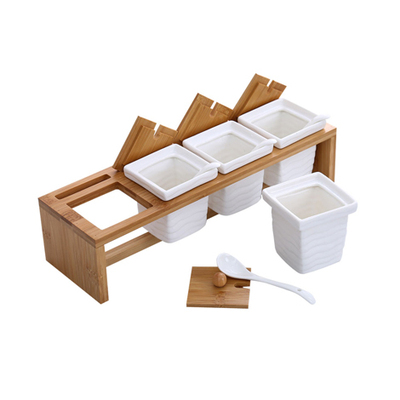 厨房用品调味料盒带盖